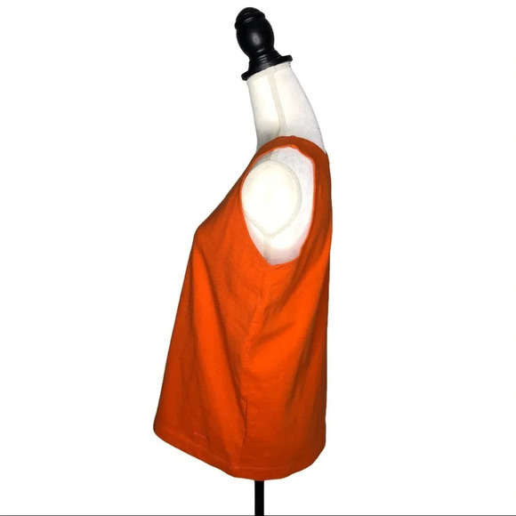PATAGONIA Vintage Organic Mobilitee Orange Tangerine Tank Top - Picture 4 of 9